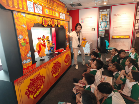 Students learning about different cultural activities during their Social Studies learning journey